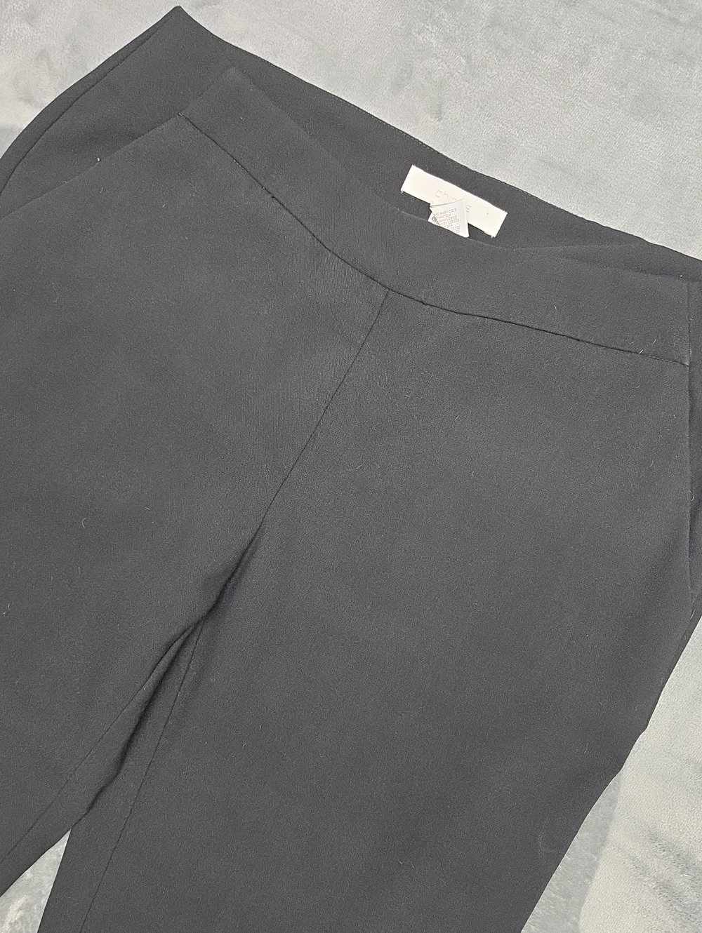 Chico's 6 Black Ponte Trousers — Classic Stretch Pull-On Pants